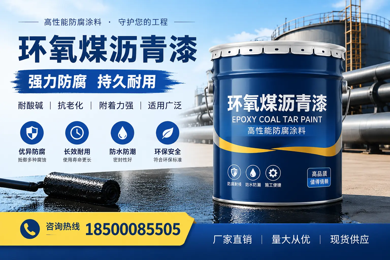 环氧煤沥青漆在防腐领域的重要性，大庆行业动态